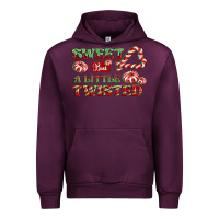 Mauve Wine sweet but a little twisted Urban Hoodie - CowGirlArtShop