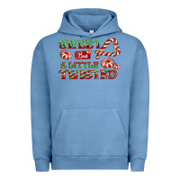 Pigment Pebble Blue sweet but a little twisted Urban Hoodie - CowGirlArtShop