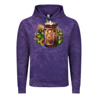 Cloud Purple sunflower coffee cup cactus Vintage Hoodie - JahusDesignShop