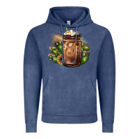 Vintage Denim sunflower coffee cup cactus Vintage Hoodie - JahusDesignShop