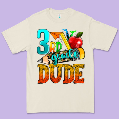 3rd Grade Dude Premium Tee Designed By Texasbilliewilder