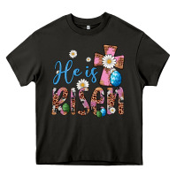 Asphalt he is risen cross Heavy Core Tee - Artiststas