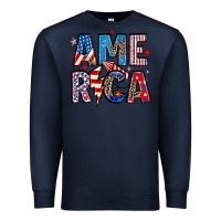 Navy america 4th of july Premium Sweatshirt - Artiststas
