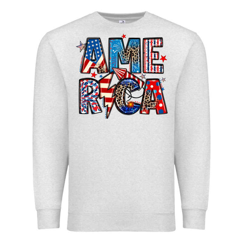 America 4th Of July Premium Sweatshirt by Artiststas | Teevron
