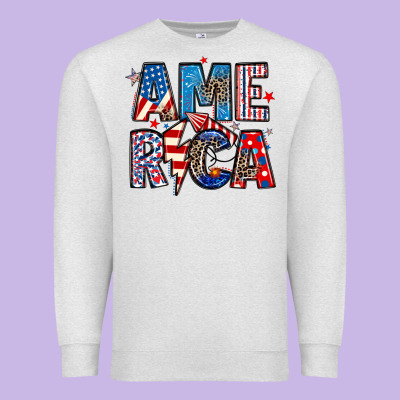 America 4th Of July Premium Sweatshirt Designed By Artiststas