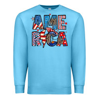 Ocean Blue america 4th of july Premium Sweatshirt - Artiststas