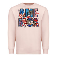 Pale Pink america 4th of july Premium Sweatshirt - Artiststas