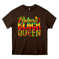 Chocolate Brown future black queen Heavy Core Tee - texasbilliewilder