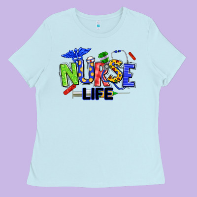 Autism Nurse Life Ladies Tee Designed By Texasbilliewilder