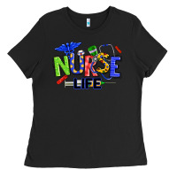 Black autism nurse life Ladies Tee - texasbilliewilder