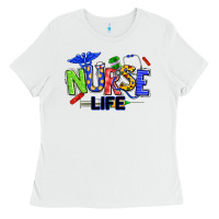 White autism nurse life Ladies Tee - texasbilliewilder