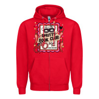 Red smutty book club admit one good girls only Zipper Hoodie - MaliasSmallBusiness