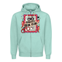 Seafoam smutty book club admit one good girls only Zipper Hoodie - MaliasSmallBusiness