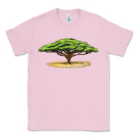 Bubblegum Pink acacia tree Classic Tee - LillyAllenDesigns