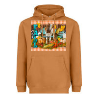Meerkat fall with baby goat Heavyweight Hoodie - LillyAllenDesigns