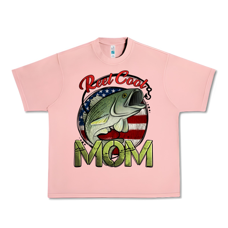 Reel Cool Mom Fishing Urban Heavy Tee by Jasminsmagicworld | Teevron