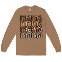 Toasted Coconut faux sequins mama Long Sleeve Tee - JahusDesignShop