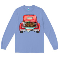 Colony Blue Christmas truck Long Sleeve Tee - BarkalooDesign