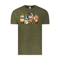 Vintage Olive heifers coffee cups Vintage Tee - Jasminsmagicworld