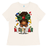 Bone registrar life afro messy bun Ladies Tee - texasbilliewilder