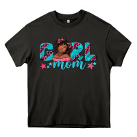 Asphalt girl mom afro black girl Heavy Core Tee - texasbilliewilder