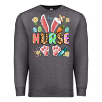 Charcoal Heather easter nurse bunny Premium Sweatshirt - Artiststas