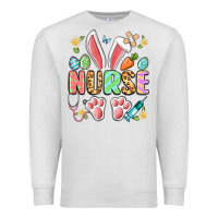 Oatmeal Heather easter nurse bunny Premium Sweatshirt - Artiststas