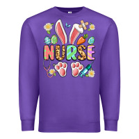 Purple easter nurse bunny Premium Sweatshirt - Artiststas
