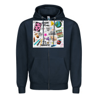Navy teacher always learning Zipper Hoodie - NancyCooperArtShop