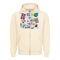 Sandshell teacher always learning Zipper Hoodie - NancyCooperArtShop