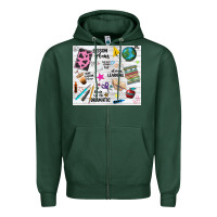 Sports Green teacher always learning Zipper Hoodie - NancyCooperArtShop