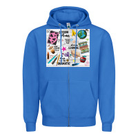 True Royal teacher always learning Zipper Hoodie - NancyCooperArtShop