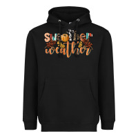 Black Sweather Weather Heavyweight Hoodie - LillyAllenDesigns