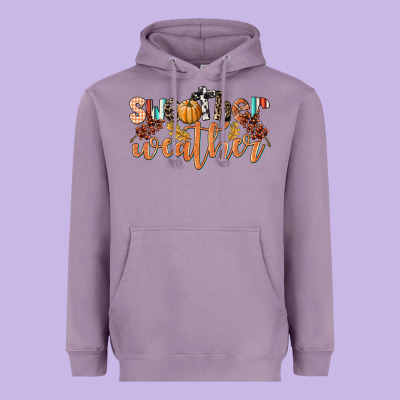 Sweather Weather Heavyweight Hoodie Designed By Lillyallendesigns