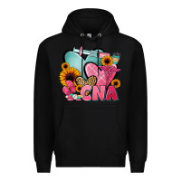 Black cna nurse Premium Hoodie - JahusDesignShop