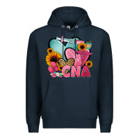 Navy cna nurse Premium Hoodie - JahusDesignShop