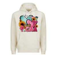 Oatmeal Heather cna nurse Premium Hoodie - JahusDesignShop