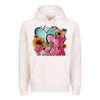 Pale Pink cna nurse Premium Hoodie - JahusDesignShop