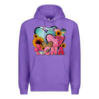 Purple cna nurse Premium Hoodie - JahusDesignShop