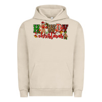 Pigment French Oak howdy christmas gingerman bread with cowboy Urban Hoodie - CowGirlArtShop