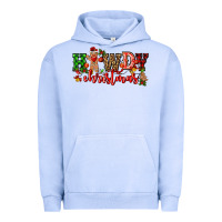 Pigment Grape Ice howdy christmas gingerman bread with cowboy Urban Hoodie - CowGirlArtShop