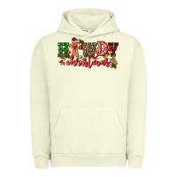 Pigment Pistachio howdy christmas gingerman bread with cowboy Urban Hoodie - CowGirlArtShop