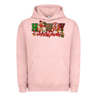 Pigment Salmon howdy christmas gingerman bread with cowboy Urban Hoodie - CowGirlArtShop