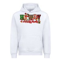 White howdy christmas gingerman bread with cowboy Urban Hoodie - CowGirlArtShop
