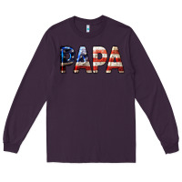 Plum American Papa Long Sleeve Tee - LillyAllenDesigns