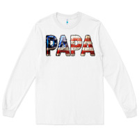 White American Papa Long Sleeve Tee - LillyAllenDesigns