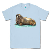 Dusty Blue Walrus Classic Tee - LillyAllenDesigns