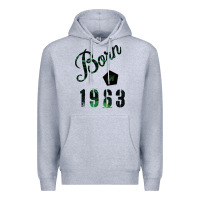 Heather Grey Born In 1963 Premium Hoodie - Bettercallsaul