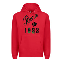 Red Born In 1963 Premium Hoodie - Bettercallsaul