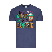 Vintage Denim half nurse half coffee Vintage Tee - Jasminsmagicworld